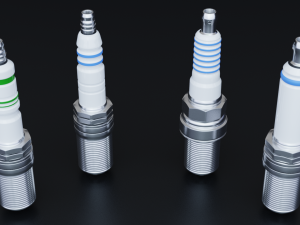 Spark Plug Set 3D-Modell