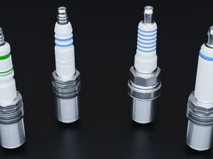 Spark Plug Set 3D Model