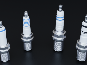 Spark Plug Set 3D-Modell