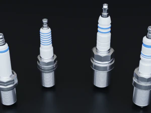 Spark Plug Set 3D Model