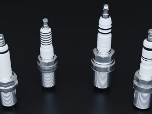 Spark Plug Set 3D-Modell