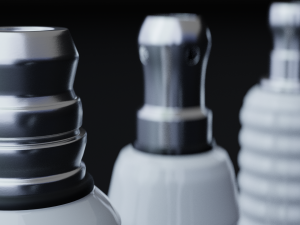 Spark Plug Set 3D-Modell