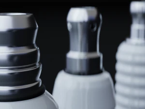 Spark Plug Set 3D Model