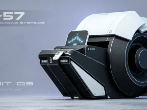 Robot pencampur Model 3D