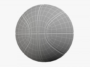 Basketball Orange 3D Model