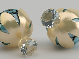 Earrings T 3Dモデル