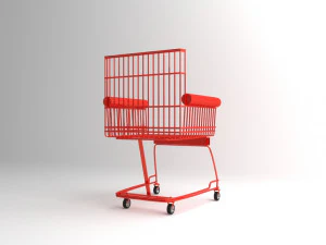 Cart chair 3D Model
