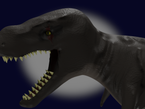 Low poly T-rex 4k Modelo 3D