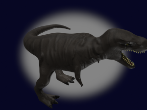 Low poly T-rex 4k Modelo 3D