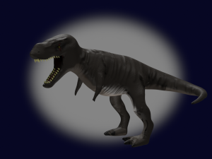 Low poly T-rex 4k 3D Model
