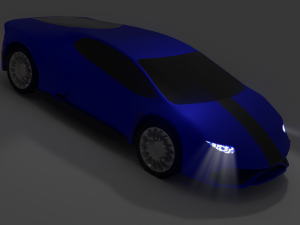 2 car low poly1 bonus 3D Model