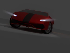 2 car low poly1 bonus 3D Model