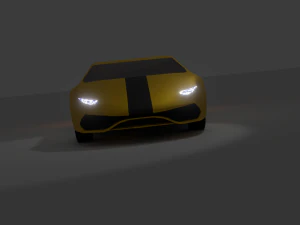 2 car low poly1 bonus 3D Model