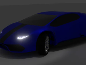 2 car low poly1 bonus 3D Model