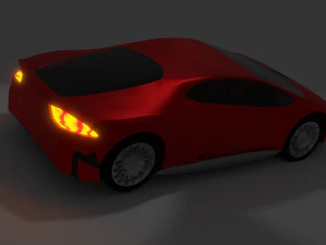 2 car low poly1 bonus 3D Model