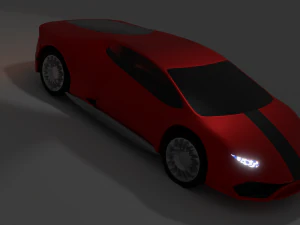 2 car low poly1 bonus 3D Model
