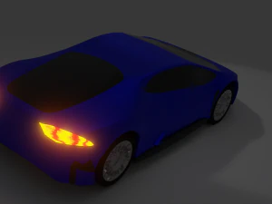 2 car low poly1 bonus 3D Model