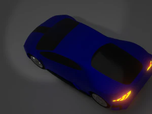 2 car low poly1 bonus 3D Model