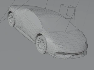 2 car low poly1 bonus 3D Model