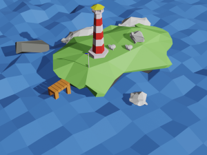 Island Modelo 3D