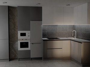 Modern Kitchen Model 3D