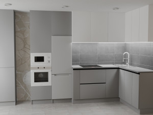 Modern Kitchen Model 3D