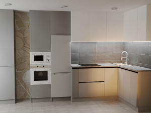 Modern Kitchen Model 3D