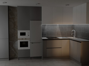 Modern Kitchen Model 3D