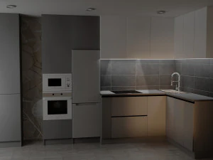 Modern Kitchen 3D Model