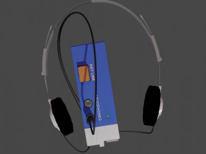 Retro Music Tape Player 3D Model