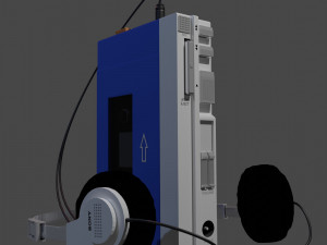 Retro Music Tape Player 3D 모델