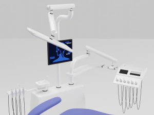 Dentists Clinic 3D - Dentists Office 3D Model