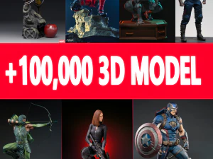 Pack 100000 Models 3d Ready to print 3D Print Model