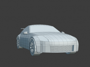 Nissan 350Z low poly game ready Low-poly Free low-poly 3D-Modell