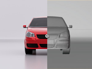 Volkswagen Polo IV high poly 3D Model