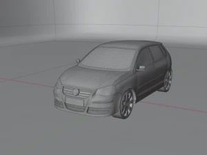 वोक्सवैगन पोलो IV हाई पॉली 3D मॉडल