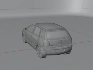 वोक्सवैगन पोलो IV हाई पॉली 3D मॉडल