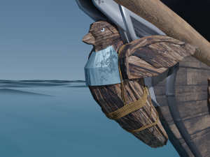 Pirate Ship PBR game ready Modelo 3D