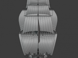 Pirate Ship PBR game ready Modelo 3D