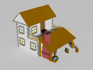 Low poly forge pbr game ready Free low-poly 3D Модель