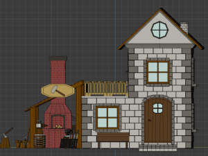 Low poly forge pbr game ready Free low-poly 3D Модель