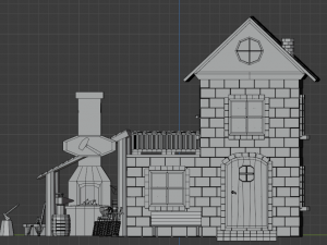 Low poly forge pbr game ready Free low-poly 3D Модель