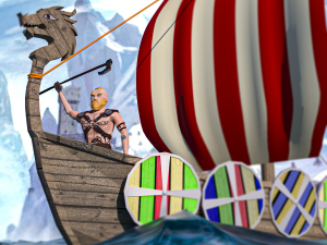 Viking - Lowpoly Stylized Low-poly -GameReady Low-poly 3Dモデル