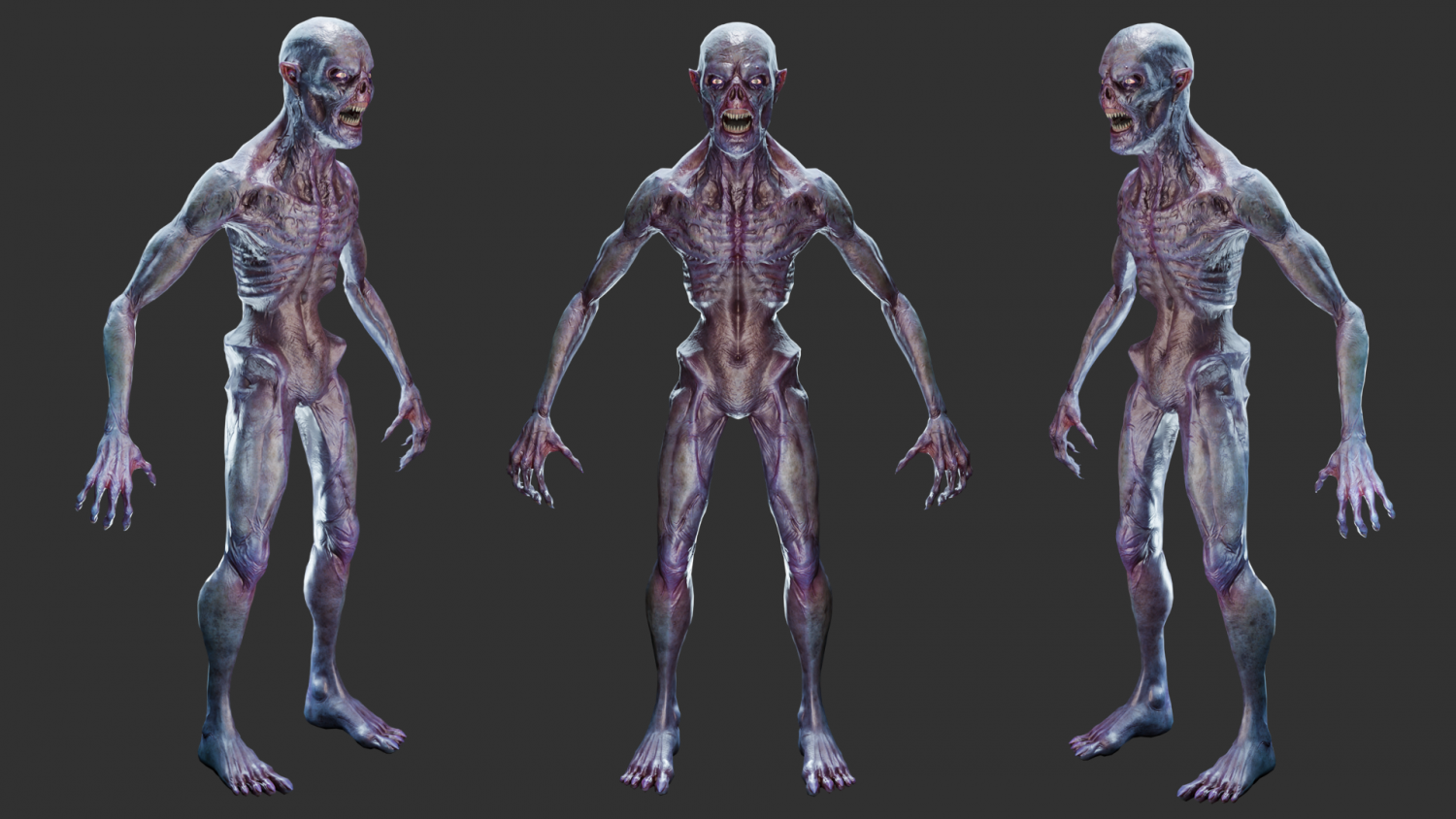 3D model Grisly Ghoul VR / AR / low-poly