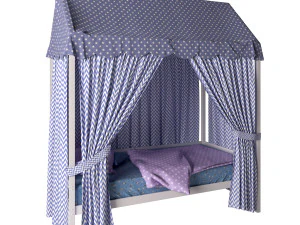 Bed-house Mozhga 80398315 hoff 3D Model