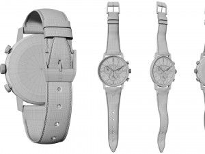 Watch Maurice Lacroix Gold FULL 3D 모델