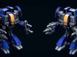 Mining Robot 3D Model