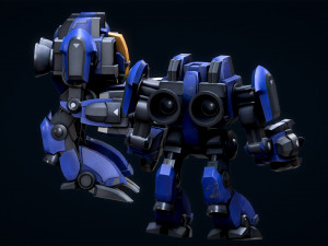 Mining Robot 3D Model