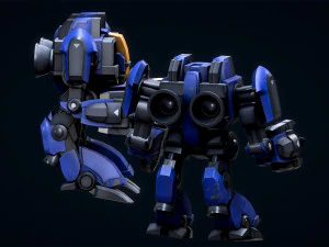 Mining Robot 3D Model