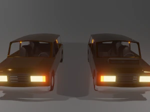 CarPack Low Poly 3D Model